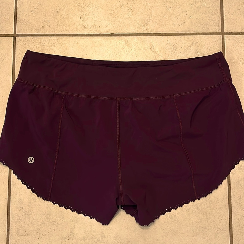 lululemon athletica Women's Deep Plum Active Shorts